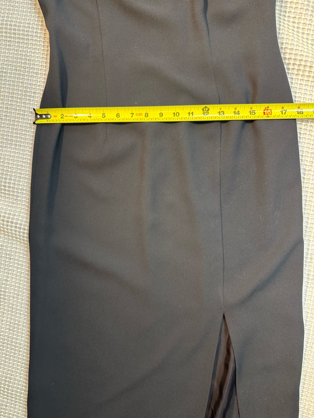Ursula of Switzerland Black Halter Evening Gown Open Back Formal Dress Size 8 - Picture 6 of 10